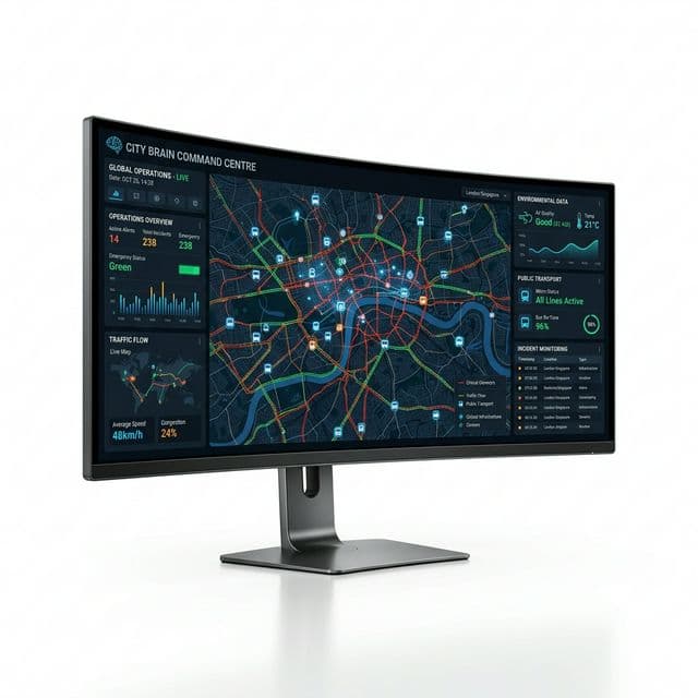 City Brain — командный центр — Платформа управления умным городом | Codefusion Узбекистан